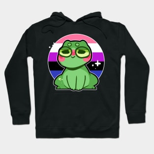 pride frog- Genderfluid Variant Hoodie